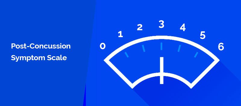 Post-Concussion Symptom Scale: 0-6 for severity index