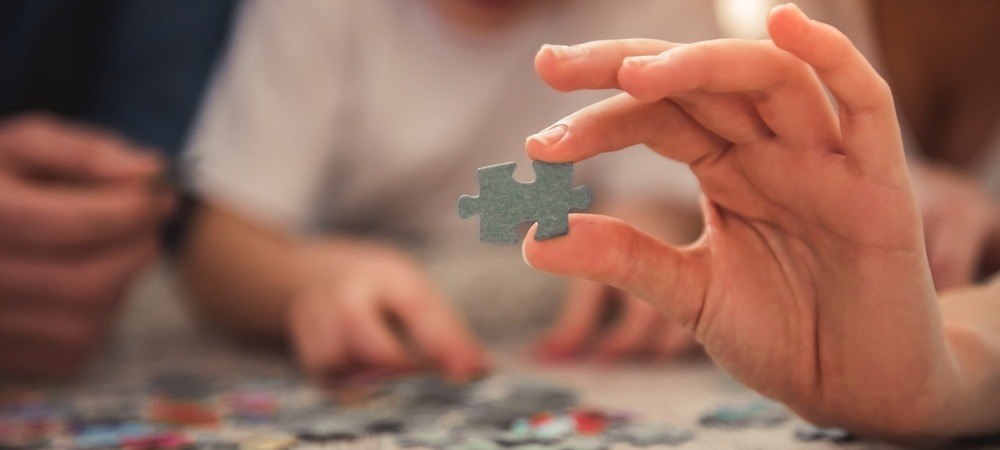 Puzzles can be a good game for helping with recovery.